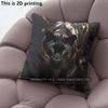 Luxury Panther Print Cushion Covers Pattern Cushion Cover Suitable for Sofa Bedroom Car Pillow Cover