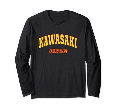 Kawasaki Japan Aesthetic Design Kawasaki Long Sleeve - - - T-Shirt