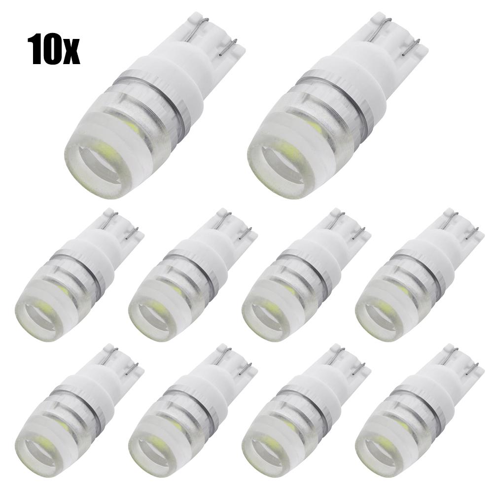 10/20Pcs T10 1W High Power W5W White 194 168 192 Super Bright Auto Led Car Wedge Auto Lamp DC 12V High PowerT10 Wedge LED Bulb
