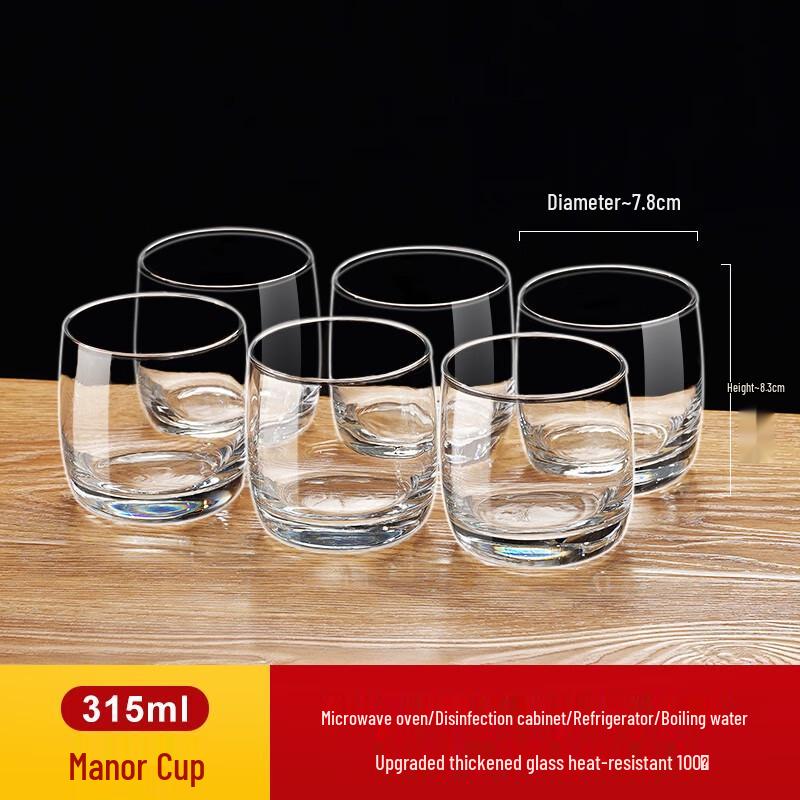 

Cha Xun Heat-Resistant Glass Tea Cup Set