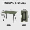Outdoor Tactical Table, Lightweight IGT Aluminum Alloy Height-adjustable Table, Portable Foldable Camping Picnic BBQ Rack
