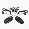 2pcs Motorcycle Rearview Mirrors CNC Motorcycle Bar End Black Rearview Side Mirror For Triumph Speed Triple Accessories
