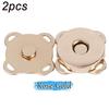 5sets 14mm 8mm Sew-on Metal Magnet Buckle Snap Fasteners Buttons Kits DIY Sewing Garment Accessories Materials Wallet Buckle