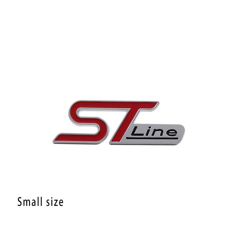 3D ST Line for Car Fender Side trunk Nameplate Decal Emblem Badge Sticker