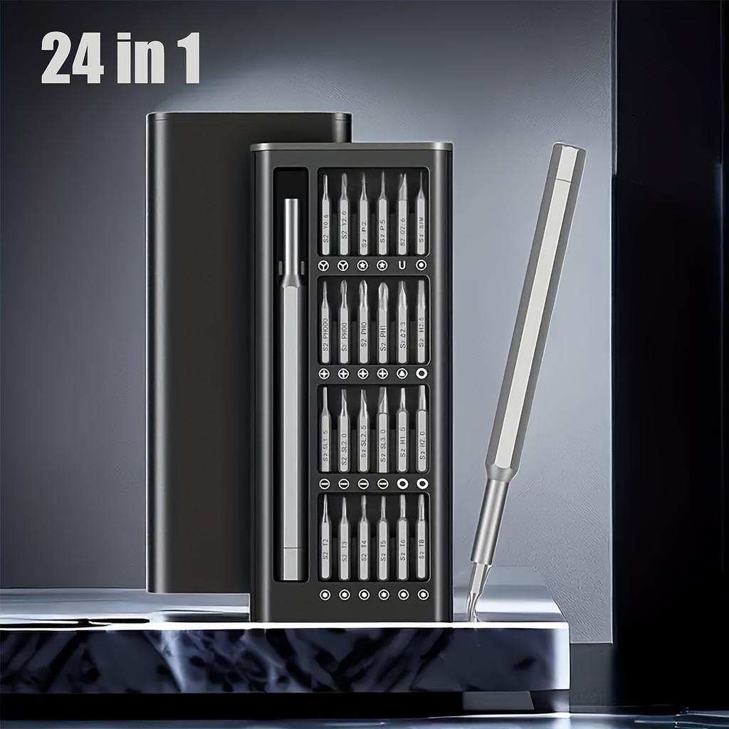 24 in 1 Small Screwdriver Set, Precision Screwdriver Set, Repair Tool Kit with Case Screwdriver Set for Electronics, Gameconsole