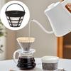 Reusable Basket Shaped Coffee Filter Cone 80 Mesh Strainer Coffee Basket Maker Filter For Home Kitchen Cafe Workplace