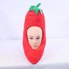 Ins Cute Wind Funny Banana Head Cover Pepper Hat Cherry Plush Fruit Hat Internet Celebrity Photo Supplies Customization