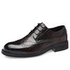 Men's Autumn Lambskin Brogue Shoes - Formal & Casual Lace-up 