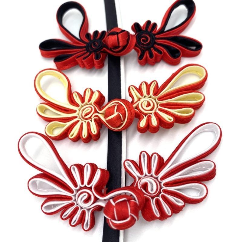 Chinese Suit Flower Cheongsam Buttons Knot Fastener Closures DIY Buckle