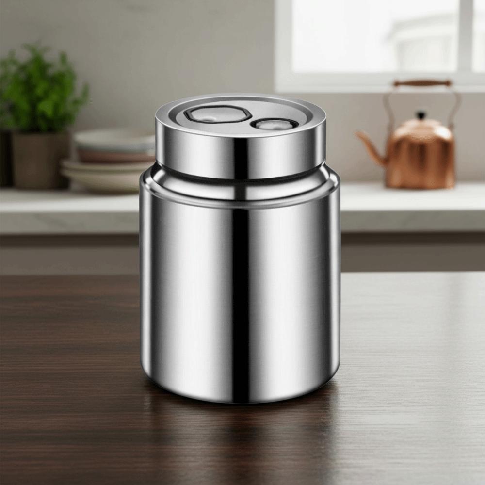 Moisture-Proof Stainless Steel Tea Jar 800/1000/1500/2000ML Jar Container Coffee Shop