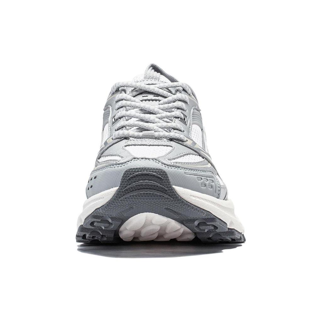 Li Ning Aurora 2K V2 Cushioning Slip Resistant Abrasion Resistant Support Low top Casual Shoes Women's Silver White AGCU026-1