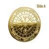 Viking Foreign Trade Commemorative Compass Coin: Lucky Thanksgiving Virtual Collection