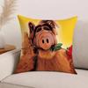 Tv Series Alf Funny Pillow Case Office Cushions Suitable For Sofa Car Bedroom Decorative Cushion Cover