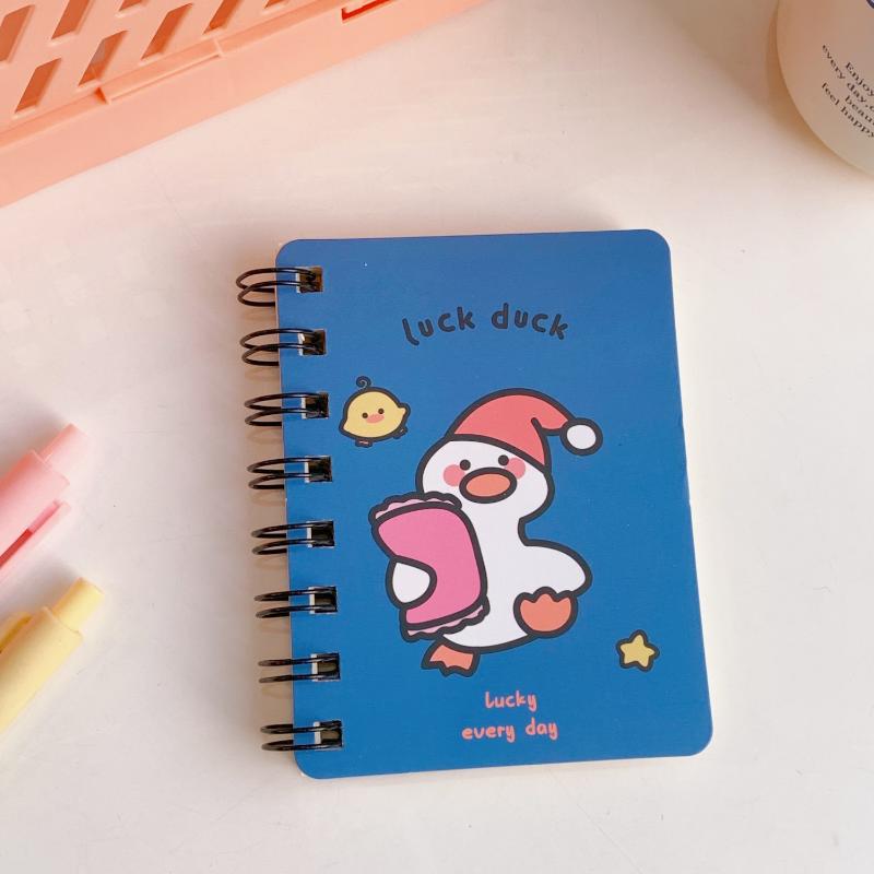Small Coil NoteBook Weekly Planner Cute Super Mini Portable Pocket Notepad Cartoon Notebooks