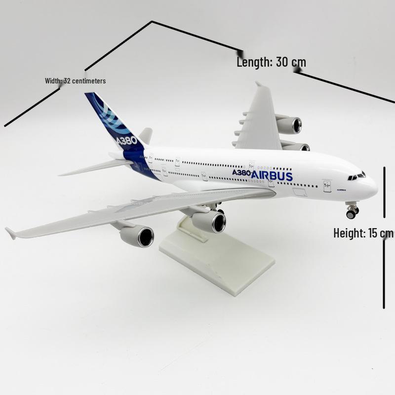 30CM A330 Beluga Airplane Model - Solid Construction, Inquiry Welcome