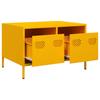 TV Stand Mustard Yellow 68 X 50 X 43.5 Cm Cold Rolled Steel