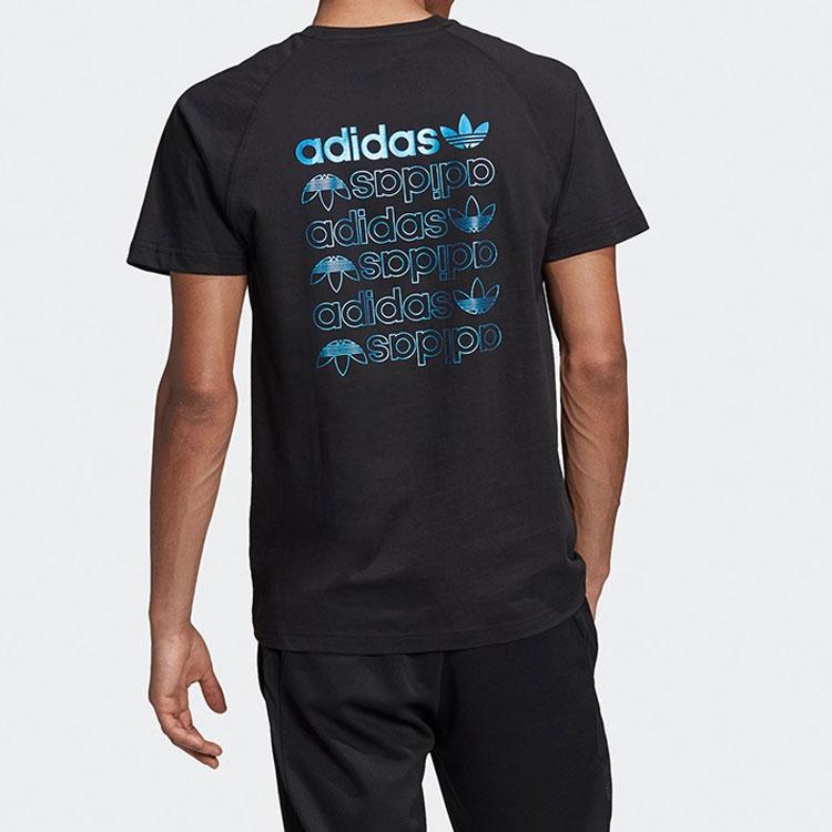 Adidas Originals Trefoil Zeno Tee Short Sleeve T-Shirt Men Tops Black FS7329