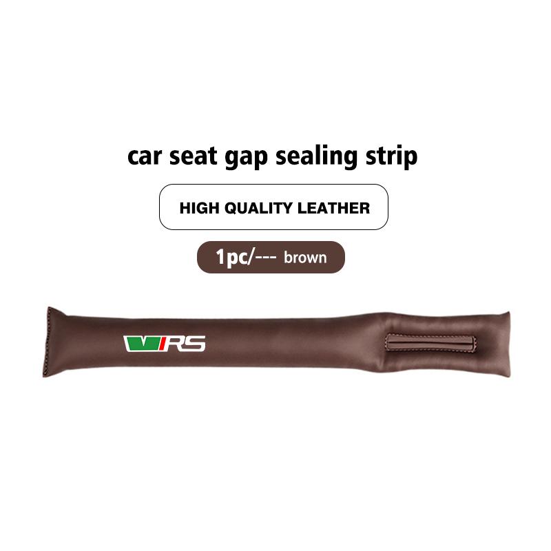 DAYB7 Leather Car Seat Gap Filler Leak Proof Soft Pad Drop Spacer For Skoda VRS Octavia 2 3 Kamiq MK3 Kodiaq Karoq Superb Fabia