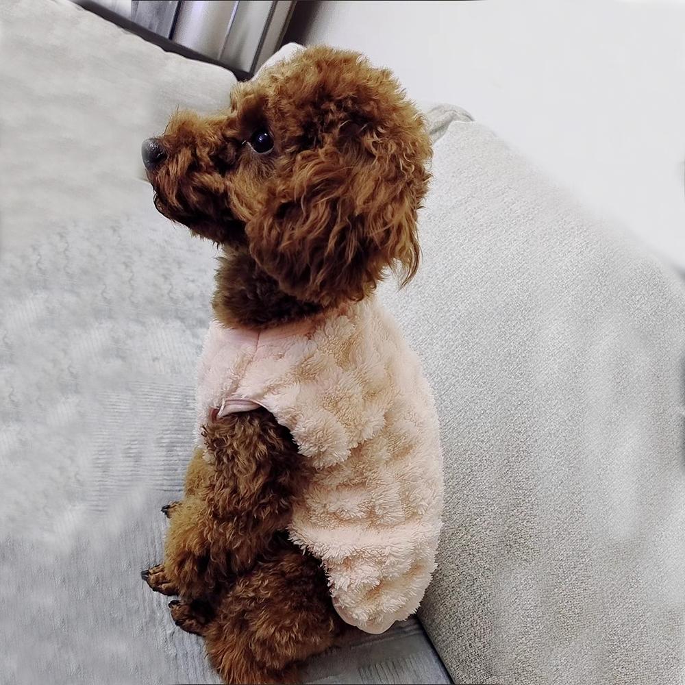 Winter Fleece Dog Sweater Cat Pullover Puppy Costume Comfortable Fashion Pet Warm Clothes Round Neck Clothes Chihuahua Yorkshire Bichon Vest