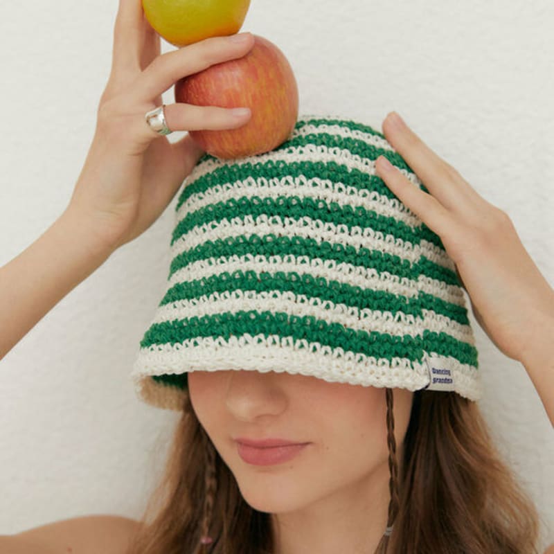 

DANCING GRANDMA GRANNY HAT : SUMMER GREEN summer green