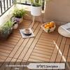 Pavimentazione per esterni impermeabile anticorrosione: Pavimentazione Composita Spessa e Durevole per Giardino e Balcone.