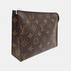 [Pre-Owned] Poche Toilette 19 Classic Monogram Versatile Portable Canvas Toiletry Bag Clutch - Very Good #34DEBZ