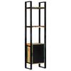 Bookshelf 45 X 30 X 171 Cm Solid Reclaimed Wood