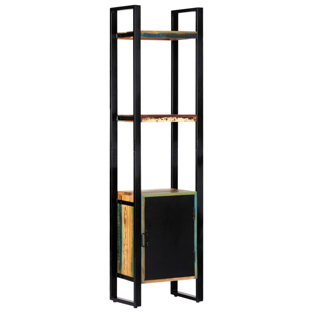 Bookshelf 45 X 30 X 171 Cm Solid Reclaimed Wood