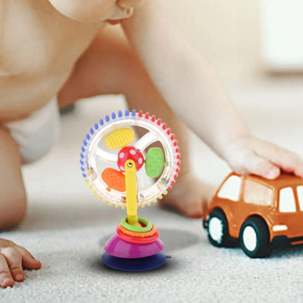 Small Size Baby Toy Suction Cup Montessori Rattle Multi-Sensory Multi-Sensory Ball  Infant