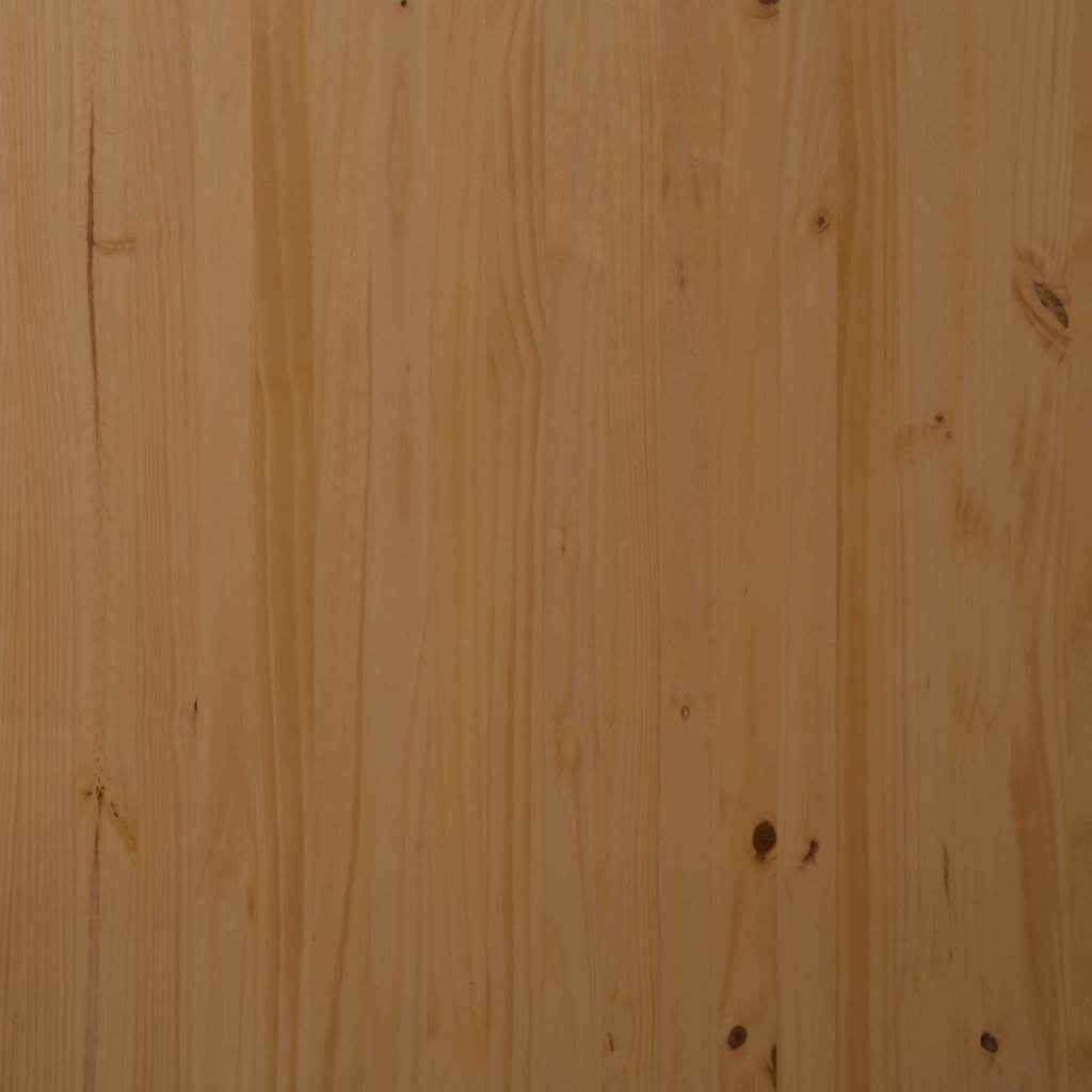 Mobiler Schubladenschrank MOSS Honigbraun Massivkiefernholz
