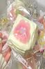 MFHFBSUW Squeeze Cake Toy Water Sensation Stress Relief Multi-purpose Soft Bouncy Flexible Pink Milk Pudding for Kids and Adults Sensory Training