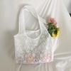 [9th Reorder] Full Lace Shoulder Bag_White