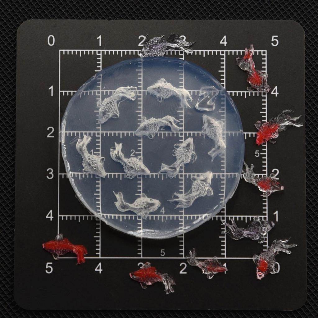 Practical Sturdy Silicone Mould Accessory for Goldfish Candle Holders Portable for Handmade Gifts and Home Accent