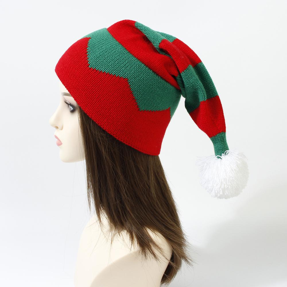 Baby Weihnachtsmütze Pompom Winter Mutter Kinder Beanie Hüte Säuglingsmütze Zubehör Kinder Mädchen Jungen Kappe Weihnachtsgeschenk