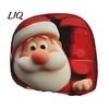 Festive Car Accessories for Christmas Headrest Cover, Elastic Stretch Santa Deer Print Auto Claus Seat Protectors Protector, Universal Fit Holiday