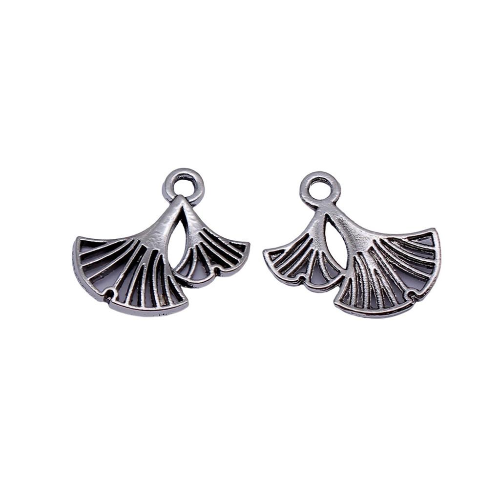 Filigree Leaf Charms Antique Alloy Pendants For Nature Inspired Jewelry