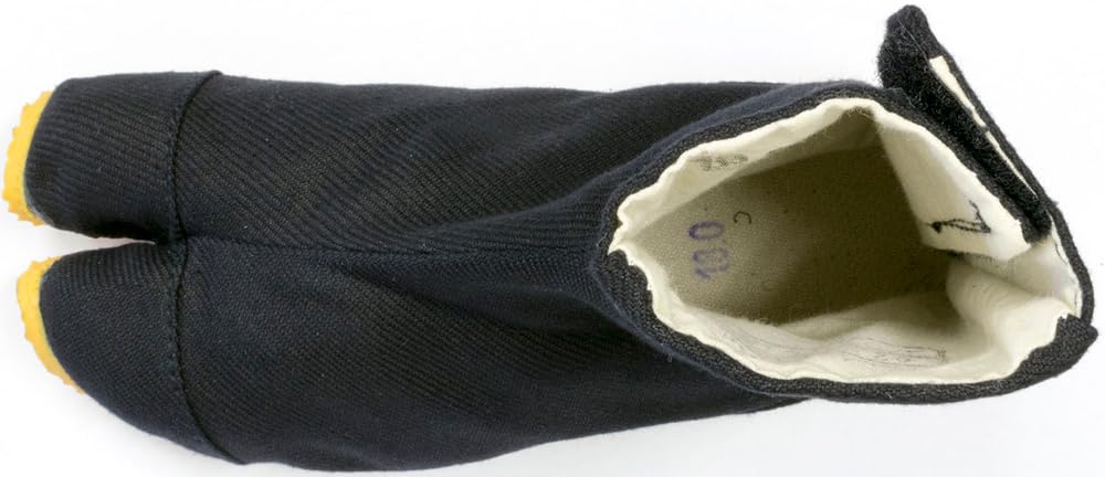 RIKIO H Sticky Tabi Kintaro Cushion (Adhesive), 5-Piece Magic Tape, Kids, Black, 21.5 Cm, HJK5MSP