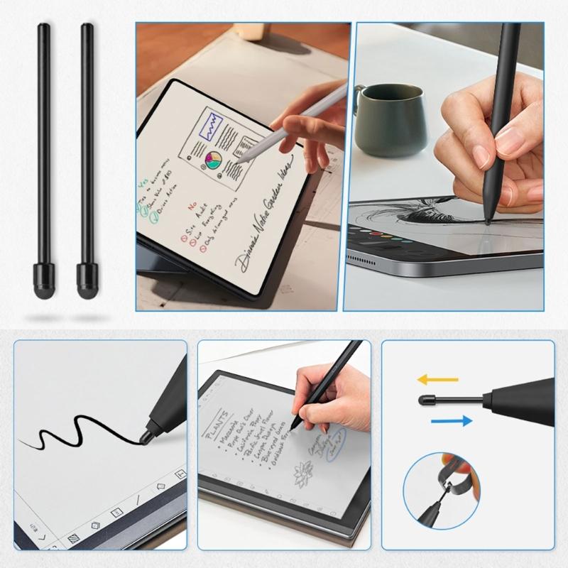 20/10/5Pcs Refillable Soft Tip Pen with Clip for Comfortable Grip for Max3 Remarkable 2 Maker for Note 20