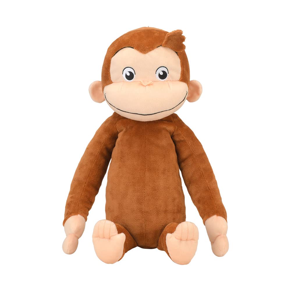 

Curious George Super Giga Jumbo Fluffy Plush Total Length 50cm Toy,