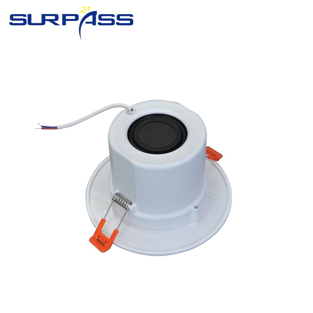 8Ohm 10W Bathroom Ceiling Speaker Background Music System Moisture-proof Aluminum Can Fashion In-ceiling Speaker Sound Quality 5