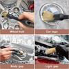 Car Detailing Brush Set, 4PCS Ultra Soft Detail Brushes For Interior & Exterior Cleaning Professional Auto Detailing Brushes For Car Wash, Wheels,