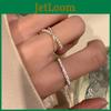 Contemporary Adjustable Copper Ring For Women Ins Inspired Geometric Design 2023