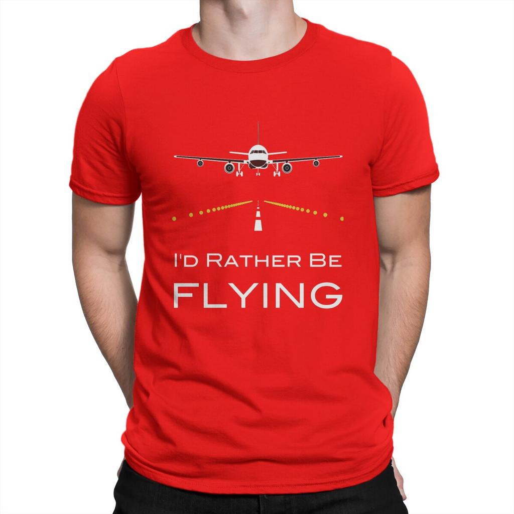 Id Rather Be Flying Airplanes Special TShirt Airplane Lover Casual T Shirt Hot Sale Tshirt For Men Women
