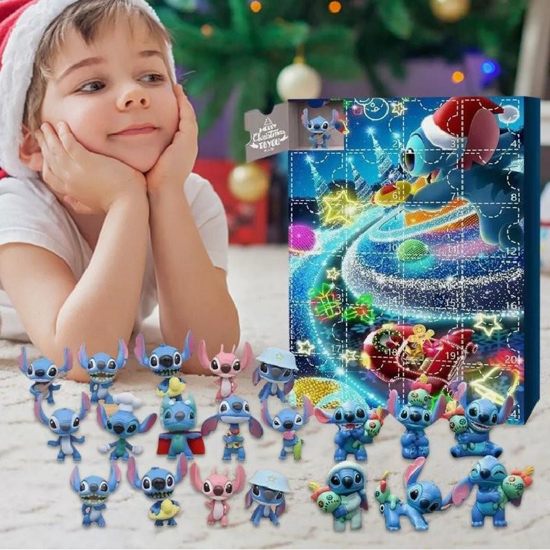 Large Pvc Christmas Countdown Advent Calendar Featuring Adorable Characters And Figures For Holiday Fun