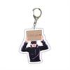 Jujutsu Kaisen Anime Keychain Satoru Gojo Yuji Itadori Megumi Fushiguro Nobara Kugisaki Backpack High Quality Gift Pendant Cosplay