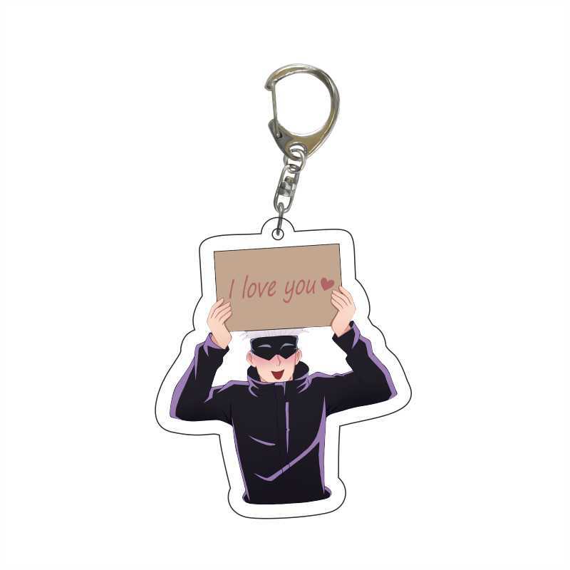 Jujutsu Kaisen Anime Keychain Satoru Gojo Yuji Itadori Megumi Fushiguro Nobara Kugisaki Backpack High Quality Gift Pendant Cosplay