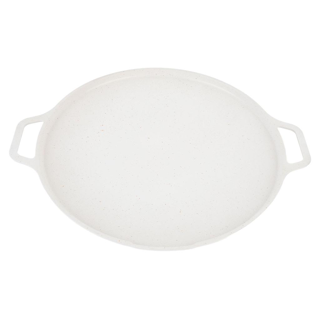 Grill Pan Maifan Stone Aluminum Alloy Anti Stick Stovetop Griddle Pan for Camping BBQ 39.5cm Type 2