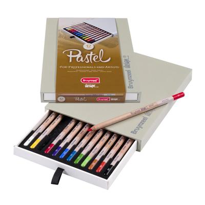 Bruynzeel Design Pastell-Buntstifte, 12 Farben