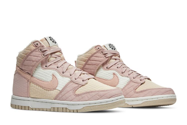 Women's Sneakers Nike Dunk High LX Next Nature Pink Oxford (Women's) Rusty Pink/Linen/White
