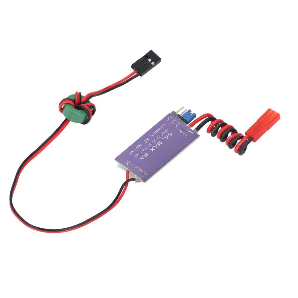 5V 6V 7.4V 6A Output UBEC Voltage Regulator Max 8A External Voltage Regulator RC Helicopters